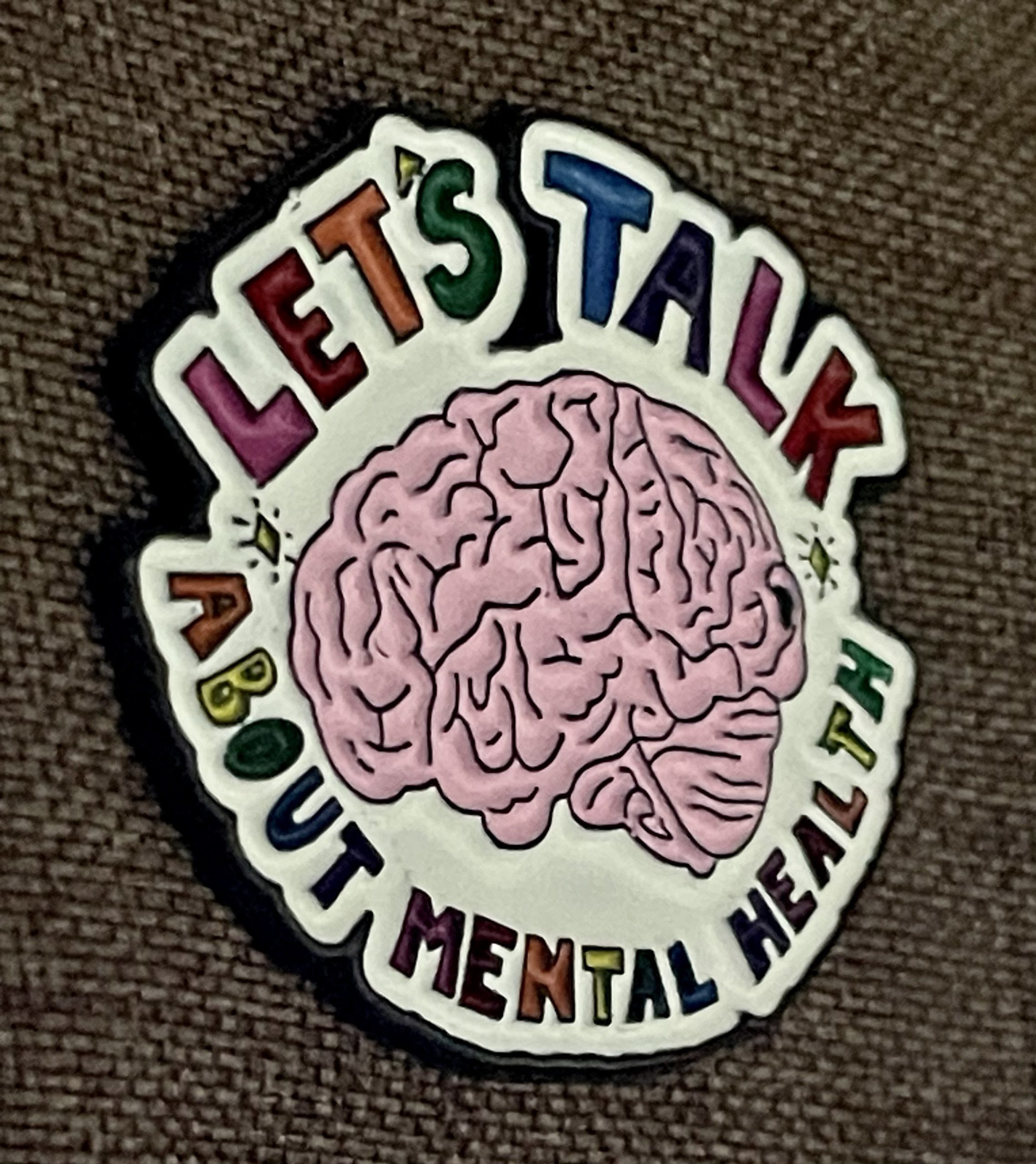 Let’s Talk about Mental Health -pin badge - Image 5